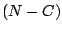 $ (N-C)$