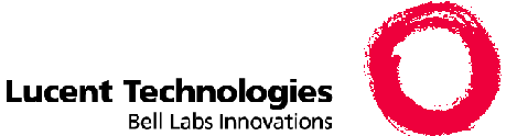 Lucent Technologies Bell Labs Innovations