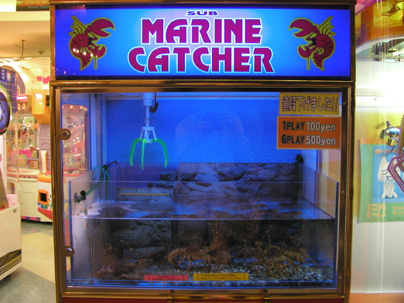 Catch-a-live-lobster Machine, Osaka
