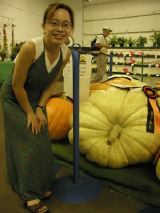 Nina and Award-Winning Pumpkin