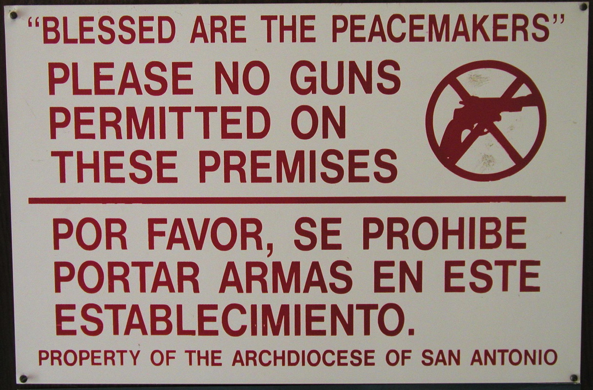 pc240071 Please no guns permitted on these premises