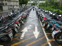 Scooter Parking at Taida University