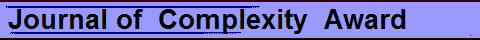 Journal of Complexity Award