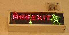 p1124616 Exit Sign with Running Guy