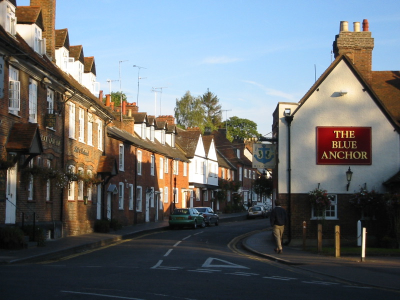 The Blue Anchor along Fishpool Street, St. Albans
